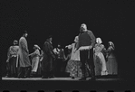 Paul Lipson and ensemble in the stage production Fiddler on the Roof