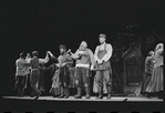 Paul Lipson and ensemble in the stage production Fiddler on the Roof
