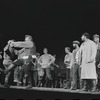 Paul Lipson and ensemble in the stage production Fiddler on the Roof