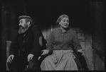 Paul Lipson and Mimi Randolph in the stage production Fiddler on the Roof