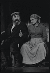 Paul Lipson and Mimi Randolph in the stage production Fiddler on the Roof