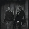 Paul Lipson and unidentified in the stage production Fiddler on the Roof
