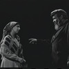 Paul Lipson and unidentified in the stage production Fiddler on the Roof