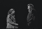 Paul Lipson and unidentified in the stage production Fiddler on the Roof