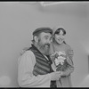 Paul Lipson and unidentified in publicity photo for the stage production Fiddler on the Roof
