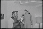 Paul Lipson and unidentified in publicity photo for the stage production Fiddler on the Roof