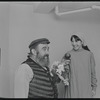 Paul Lipson and unidentified in publicity photo for the stage production Fiddler on the Roof