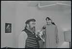Paul Lipson and unidentified in publicity photo for the stage production Fiddler on the Roof