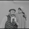 Paul Lipson and unidentified in publicity photo for the stage production Fiddler on the Roof