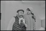 Paul Lipson and unidentified in publicity photo for the stage production Fiddler on the Roof