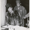 Attorney Ruth Whitehead Whaley registering at a voting site during the 1948 General Election