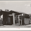 Shack at community camp. Oklahoma City, Oklahoma. See general caption no. 21