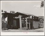 Shack at community camp. Oklahoma City, Oklahoma. See general caption no. 21