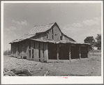 Barn of tenant farmer near Muskogee, Oklahoma