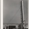 Fractionating tower. Oil refinery, Seminole, Oklahoma