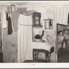 Interior of home of unemployed oil worker. Seminole, Oklahoma