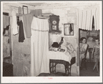 Interior of home of unemployed oil worker. Seminole, Oklahoma