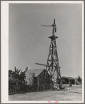 Windmill on farm of William Rall, FSA (Farm Security Administration) client in Sheridan County, Kansas