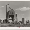 Coaling station for locomotives on the railroad at Syracuse, Kansas