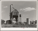 Coaling station for locomotives on the railroad at Syracuse, Kansas