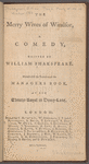 The merry wives of Windsor