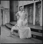 Bert Stratford, Jerry Lester and Donna McKechnie in the 1964 national touring stage production A Funny Thing happened on the Way to the Forum