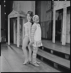 Jerry Lester and unidentified in the 1964 National tour of the stage production A Funny Thing Happened on the Way to the Forum