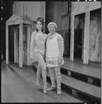 Jerry Lester and unidentified in the 1964 national touring stage production A Funny Thing Happened on the Way to the Forum