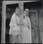 Bert Stratford and Donna McKechnie in the 1964 national touring stage production A Funny Thing happened on the Way to the Forum