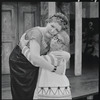 Justine Johnston and Arnold Stang in the 1964 National tour of the stage production A Funny Thing Happened on the Way to the Forum