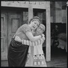 Justine Johnston and Arnold Stang in the 1964 National tour of the stage production A Funny Thing Happened on the Way to the Forum