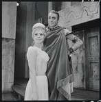 Donna McKechnie and Adair McGowen in the 1964 national touring stage production A Funny Thing Happened on the Way to the Forum