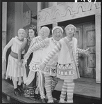 Edward Everett Horton, Erik Rhodes, Paul Hartman, Jerry Lester and Arnold Stang in the 1964 national tour of A Funny Thing