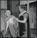 Paul Hartman and Justine Johnston in the 1964 national tour of A Funny Thing Happened on the Way to the Forum