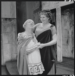 Paul Hartman and Justine Johnston in the 1964 national tour of A Funny Thing Happened on the Way to the Forum
