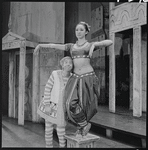 Arnold Stang and unidentified in the 1964 national tour of A Funny Thing happened on the Way to the Forum