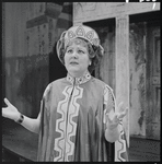 Justine Johnston in the 1964 national tour of A Funny Thing Happened on the Way to the Forum