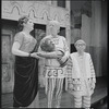 Justine Johnston, Paul Hartman and Arnold Stang in the 1964 national tour of A Funny Thing Happened on the Way to the Forum