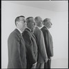 Arnold Stang, Jerry Lester, Erik Rhodes and Edward Everett Horton in publicity photo for the 1964 national touring stage production A Funny Thing Happened on the Way to the Forum
