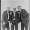 Jerry Lester, Arnold Stang and Edward Everett Horton in publicity photo for the 1964 national tour of A Funny Thing Happened on the Way to the Forum