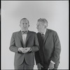 Jerry Lester and Edward Everett Horton in publicity photo for the 1964 national touring stage production A Funny Thing Happened on the Way to the Forum