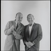 Erik Rhodes and Jerry Lester in publicity photo for the 1964 national tour of A Funny Thing Happened on the Way to the Forum