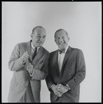 Erik Rhodes and Jerry Lester in publicity photo for the 1964 national tour of A Funny Thing Happened on the Way to the Forum