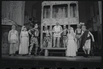Paul Hartman, Justine Johnston, Adair McGowen, Jerry Lester, Arnold Stang and Edward Everett Horton in the 1964 national touring stage production A Funny Thing Happened on the Way to the Forum