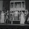 Paul Hartman, Justine Johnston, Adair McGowen, Jerry Lester, Arnold Stang and Edward Everett Horton in the 1964 national touring stage production A Funny Thing Happened on the Way to the Forum
