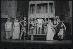 Paul Hartman, Justine Johnston, Adair McGowen, Jerry Lester, Arnold Stang and Edward Everett Horton in the 1964 national touring stage production A Funny Thing Happened on the Way to the Forum