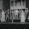 Paul Hartman, Justine Johnston, Adair McGowen, Jerry Lester, Arnold Stang and Edward Everett Horton in the 1964 national touring stage production A Funny Thing Happened on the Way to the Forum
