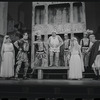 Paul Hartman, Justine Johnston, Adair McGowen, Jerry Lester, Arnold Stang and Edward Everett Horton in the 1964 national touring stage production A Funny Thing Happened on the Way to the Forum