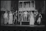 Paul Hartman, Justine Johnston, Adair McGowen, Jerry Lester, Arnold Stang and Edward Everett Horton in the 1964 national touring stage production A Funny Thing Happened on the Way to the Forum