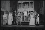 Paul Hartman, Justine Johnston, Adair McGowen, Jerry Lester, Arnold Stang and Edward Everett Horton in the 1964 national touring stage production A Funny Thing Happened on the Way to the Forum